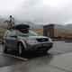 At Yellowstone with the big mean green.